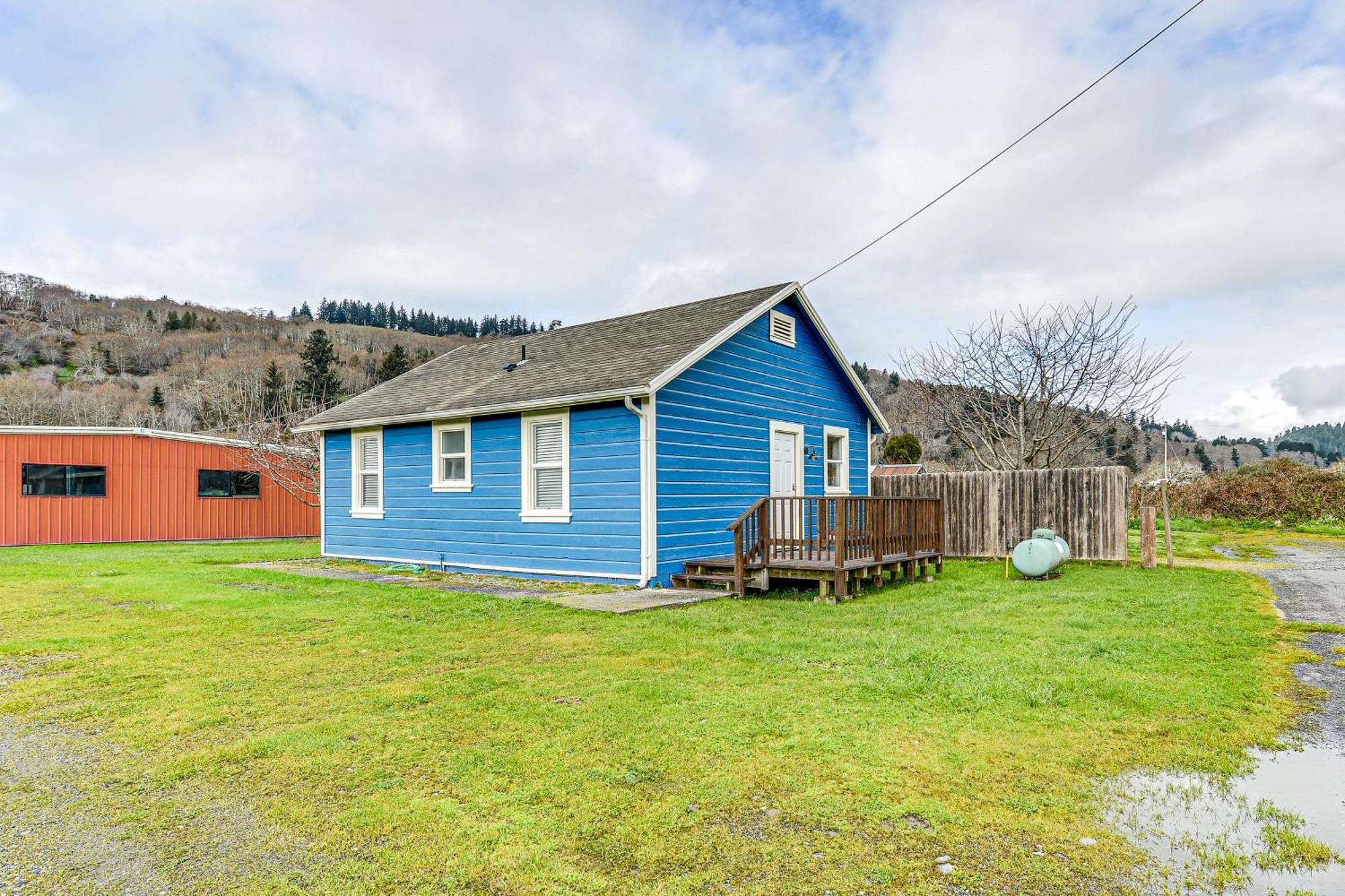 Cozy Norcal Cottage 2 Mi To Redwoods And Beaches! Orick Exteriör bild