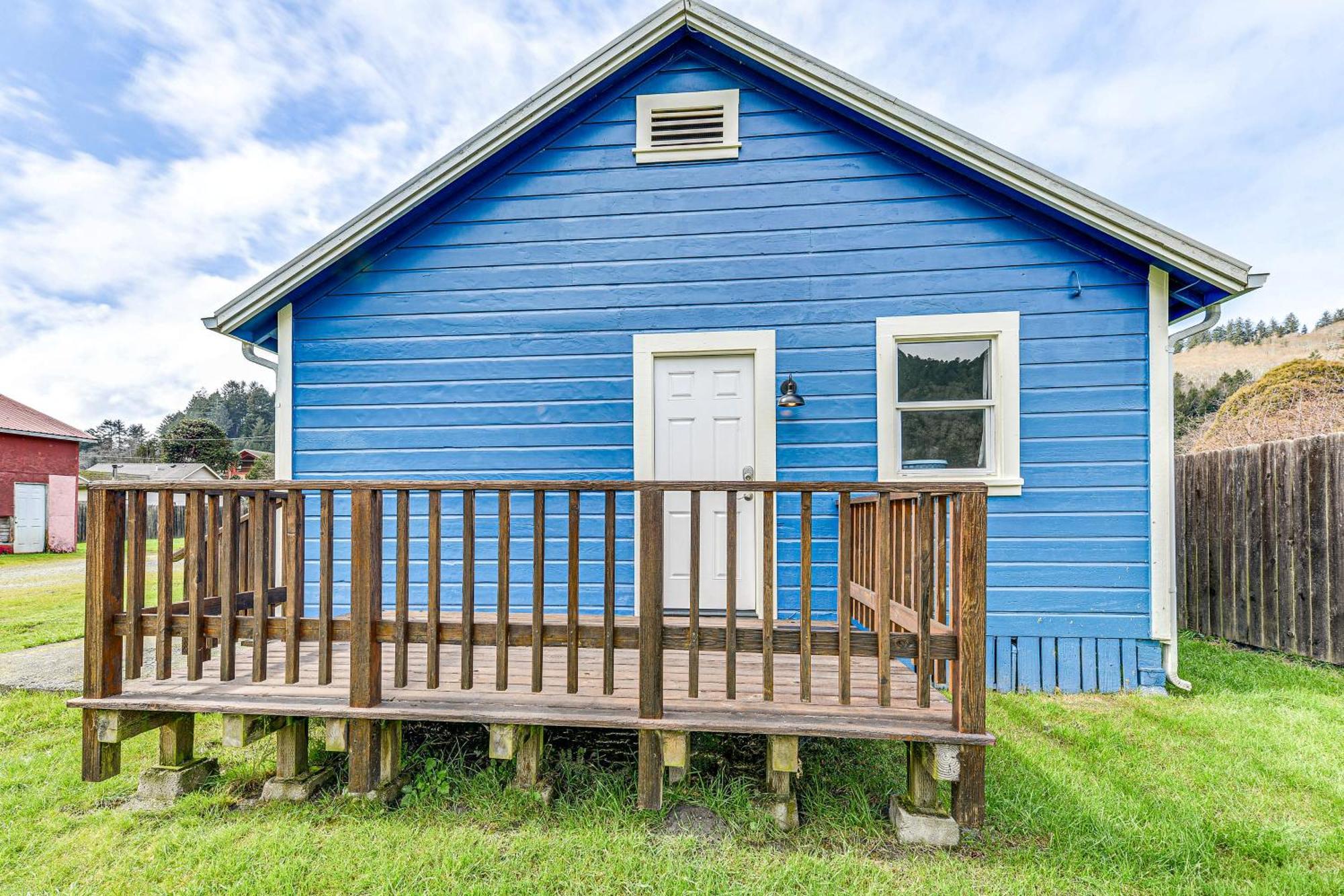 Cozy Norcal Cottage 2 Mi To Redwoods And Beaches! Orick Exteriör bild