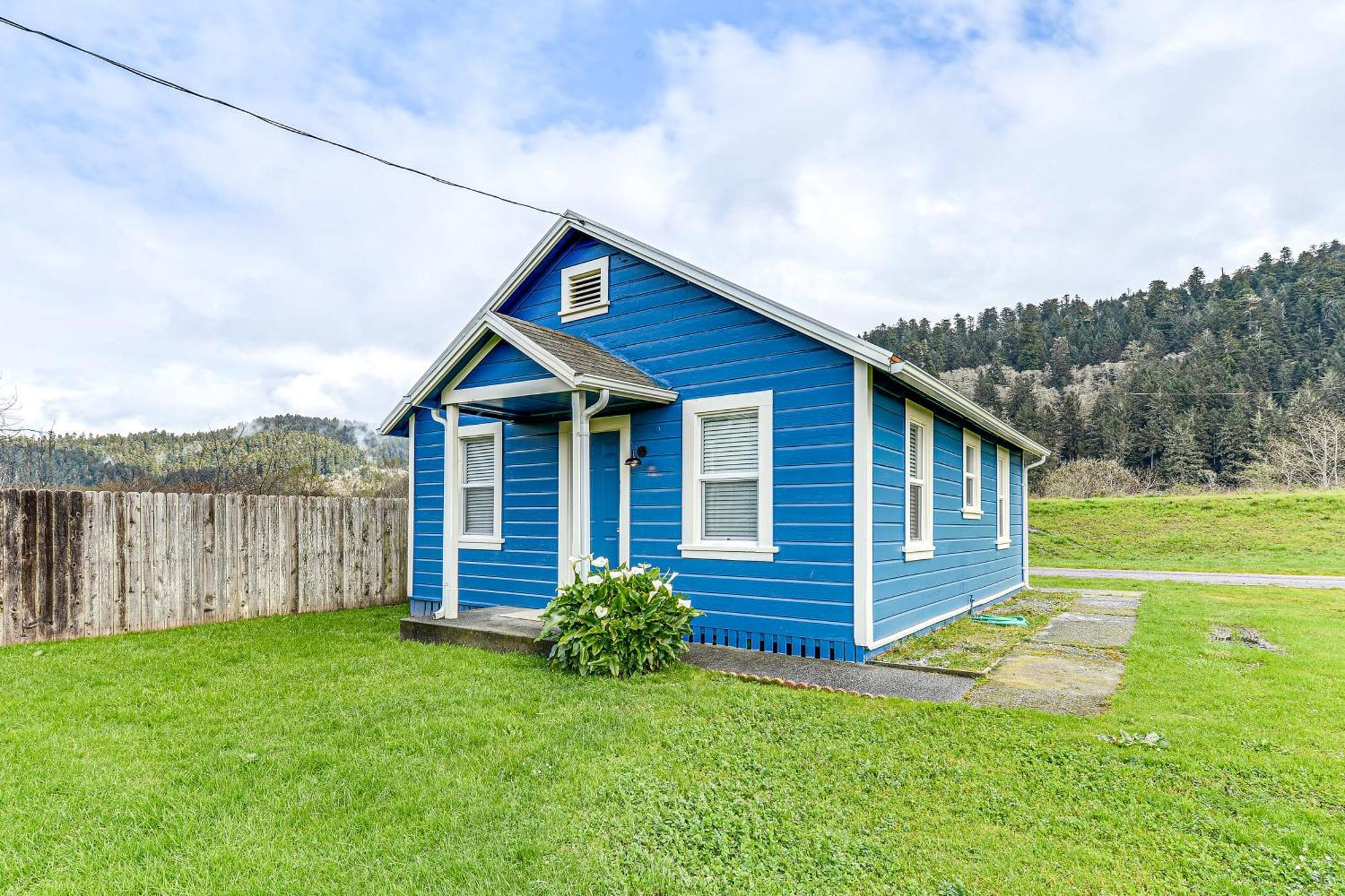 Cozy Norcal Cottage 2 Mi To Redwoods And Beaches! Orick Exteriör bild